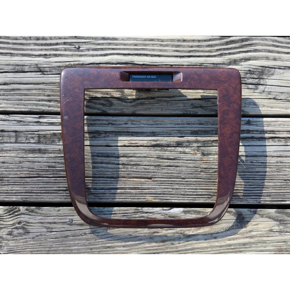 2006-2013 Chevrolet Chevy Impala Center Dash Radio Dash Trim Bezel Woodgrain